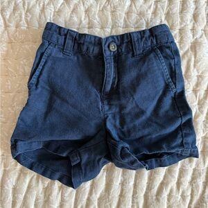 Janie and Jack Toddler Boy Cotton Linen Shorts Size 18-24 month